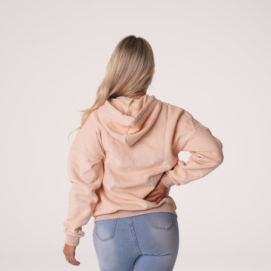 Beige Women's NVGTN Essential Drop Shoulder Hoodie Dubai | 2y0XF18p