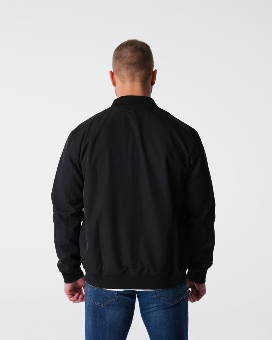 Black Men's NVGTN Bomber Jackets Dubai | CitFznIu