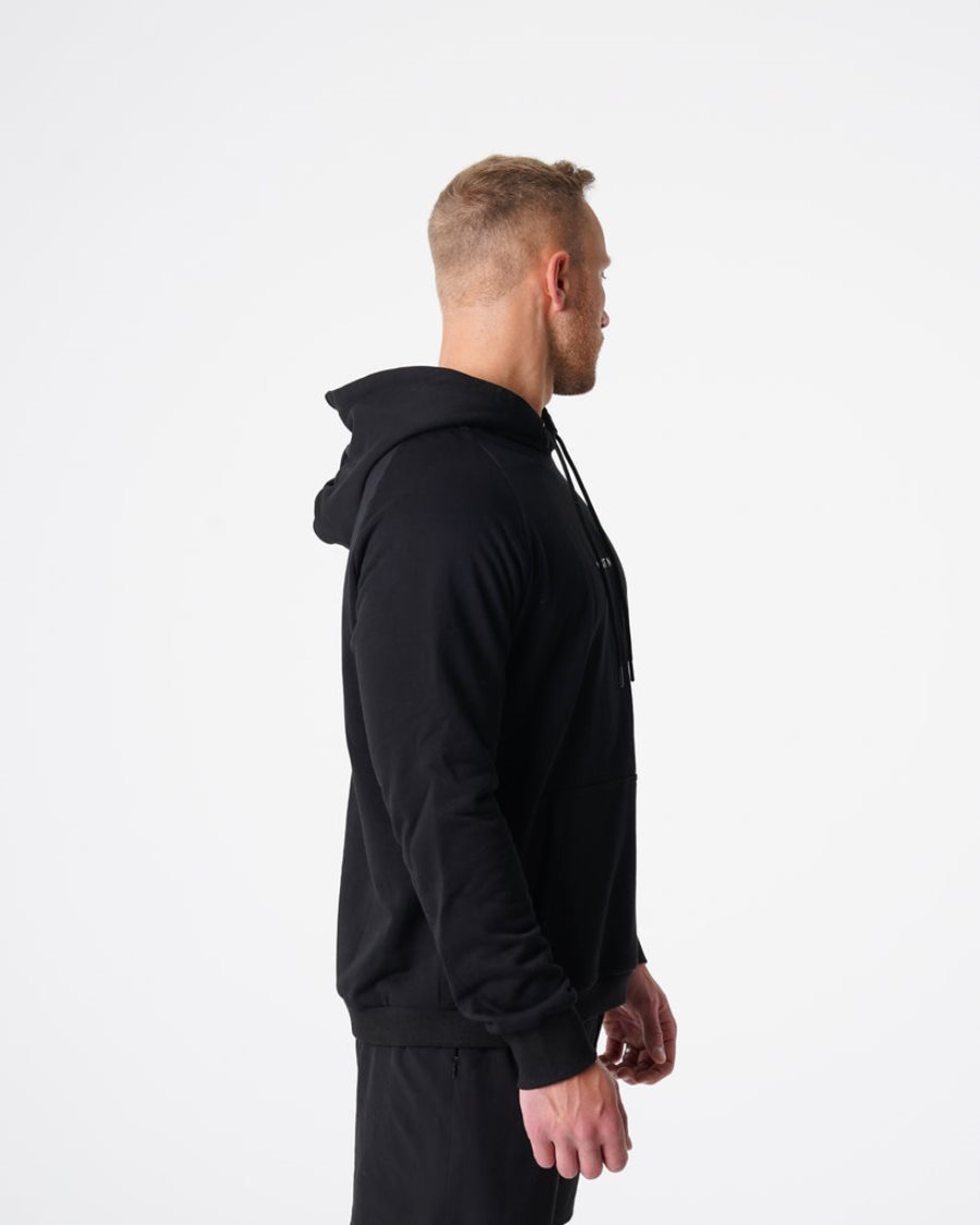 Black Men's NVGTN Lounge Hoodie Dubai | Zk3WwCXA