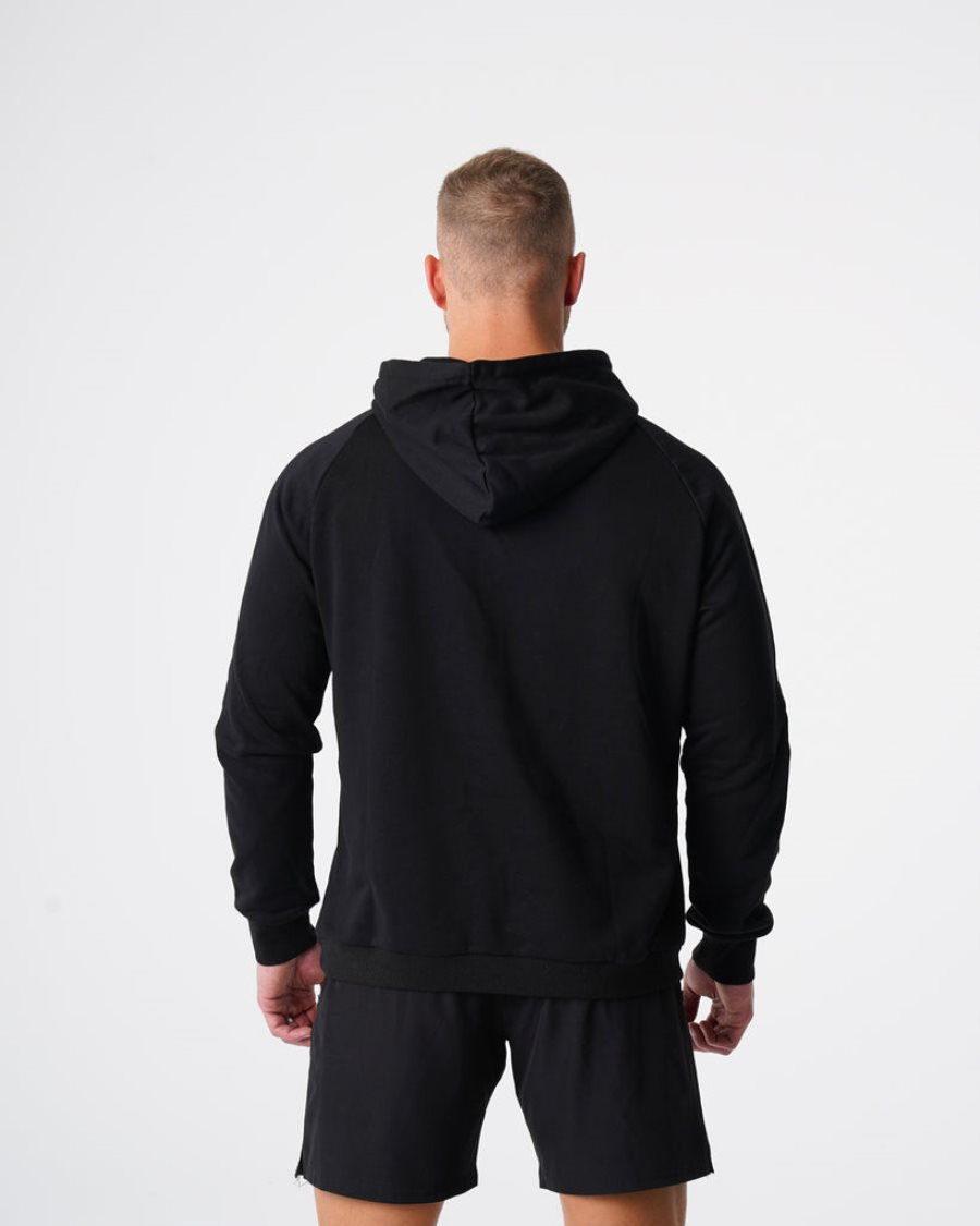 Black Men's NVGTN Lounge Hoodie Dubai | Zk3WwCXA