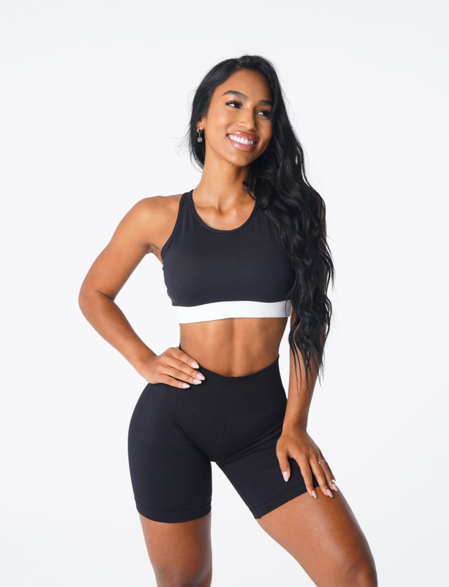 Black Women\'s NVGTN Agility Sports Bra Dubai | KMjD9iLK