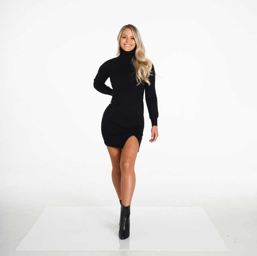 Black Women's NVGTN Forever Yours Sweater Dress Dubai | 3eJfXbRT