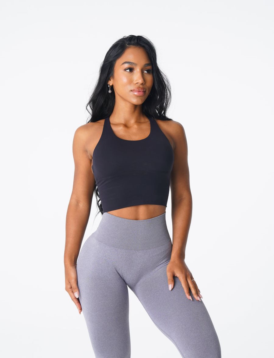 Black Women\'s NVGTN Matrix Sports Bra Dubai | HY9bD2pY