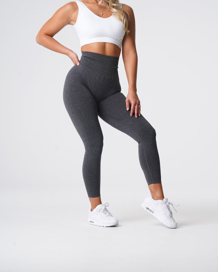 Black Women's NVGTN NV Seamless Leggings Dubai | PaHA1CZ4