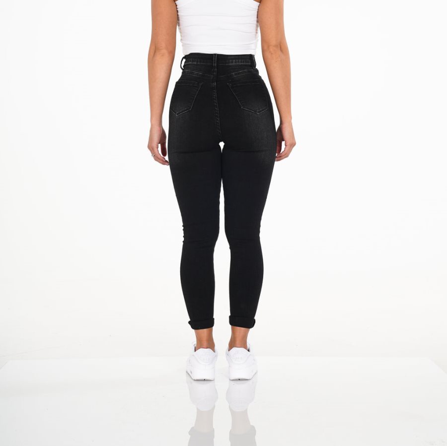 Black Women's NVGTN Navishape Jeans Dubai | 3otL0flV