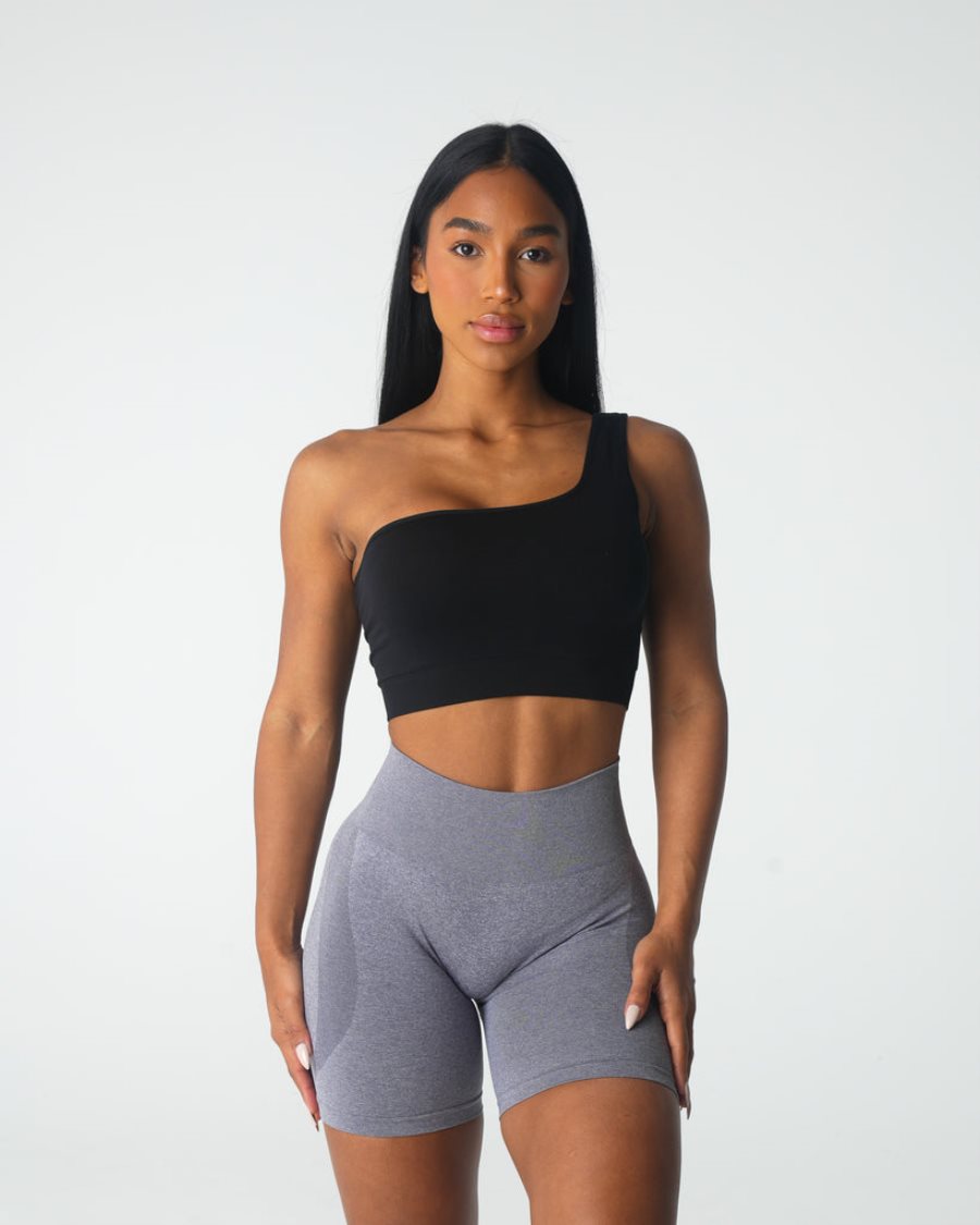 Black Women\'s NVGTN Passion Seamless Sports Bra Dubai | C0llSvlI