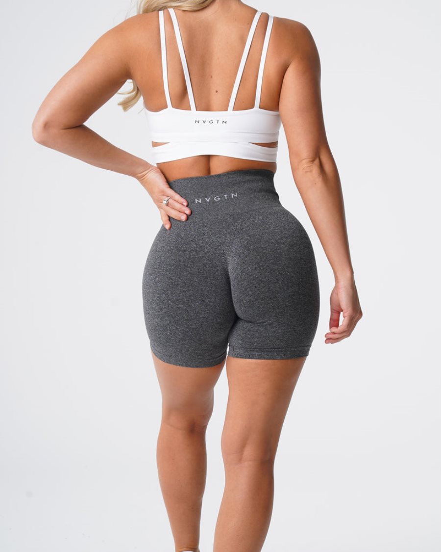 Black Women's NVGTN Pro Seamless Shorts Dubai | OP1xwL8U