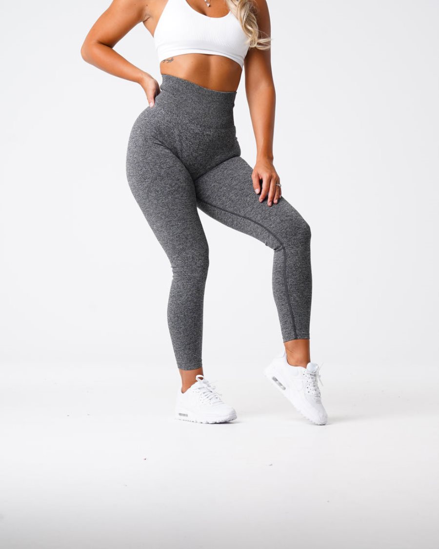 Black Women's NVGTN Scrunch Seamless Leggings Dubai | wXlqR8cm