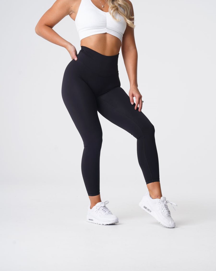 Black Women's NVGTN Signature 2.0 Leggings Dubai | eD6SNwYb