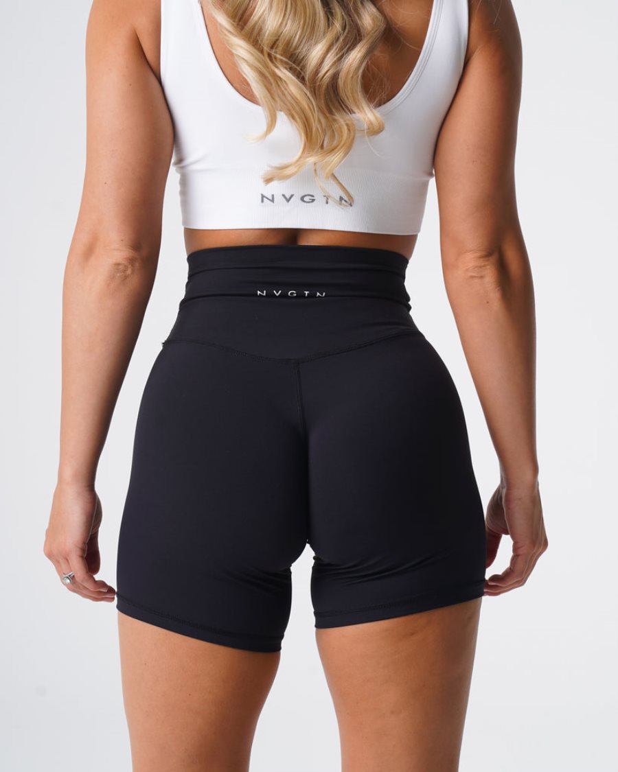 Black Women's NVGTN Signature 2.0 Shorts Dubai | qOaD1iVO