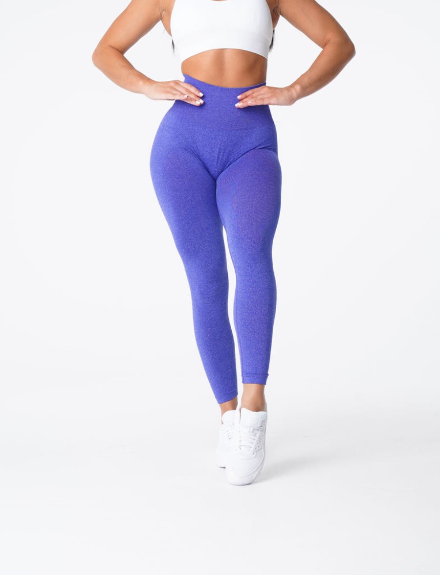 Blue Women's NVGTN Curve Seamless Leggings Dubai | udCv83SN