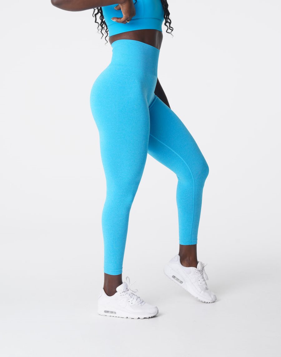 Blue Women's NVGTN NV Seamless Leggings Dubai | V0R71YO6