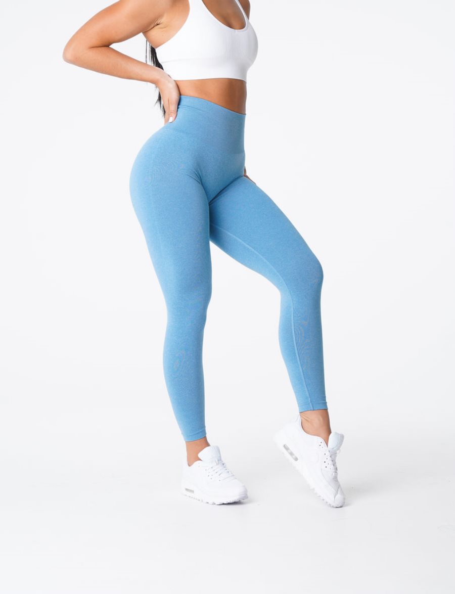 Blue Women\'s NVGTN NV Seamless Leggings Dubai | kUQl7MDK