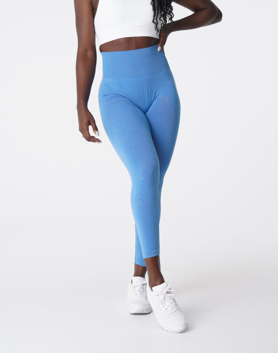 Blue Women's NVGTN NV Seamless Leggings Dubai | sSgYM5tF