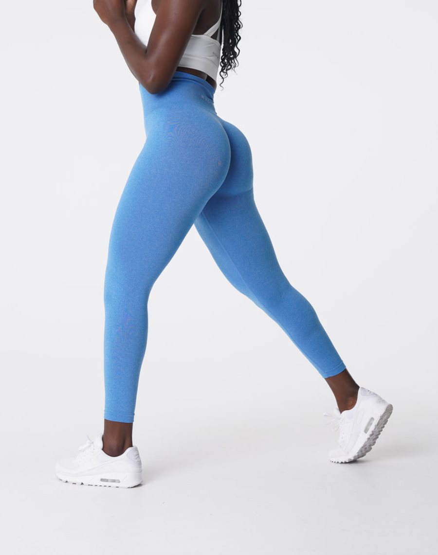 Blue Women\'s NVGTN NV Seamless Leggings Dubai | sSgYM5tF