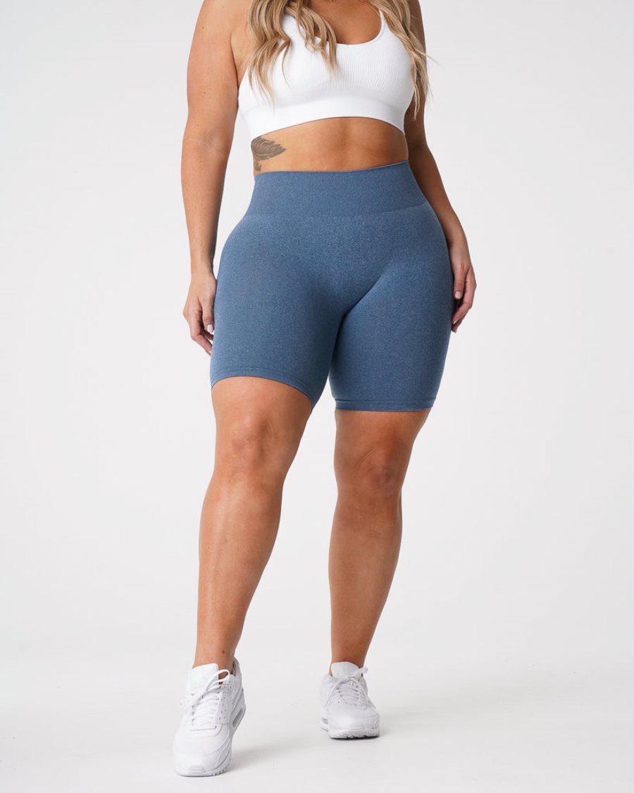 Blue Women's NVGTN Pro Seamless Shorts Dubai | iydK0P25