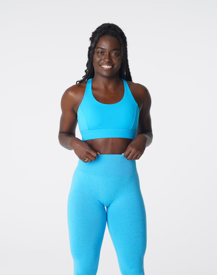 Blue Women's NVGTN Reveal Sports Bra Dubai | pgOtCykN