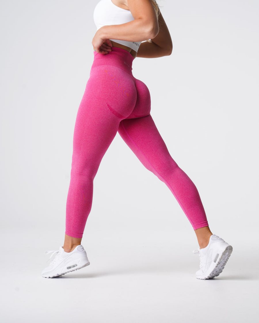 Fuchsia Women's NVGTN Curve Seamless Leggings Dubai | 3rm7yVv7