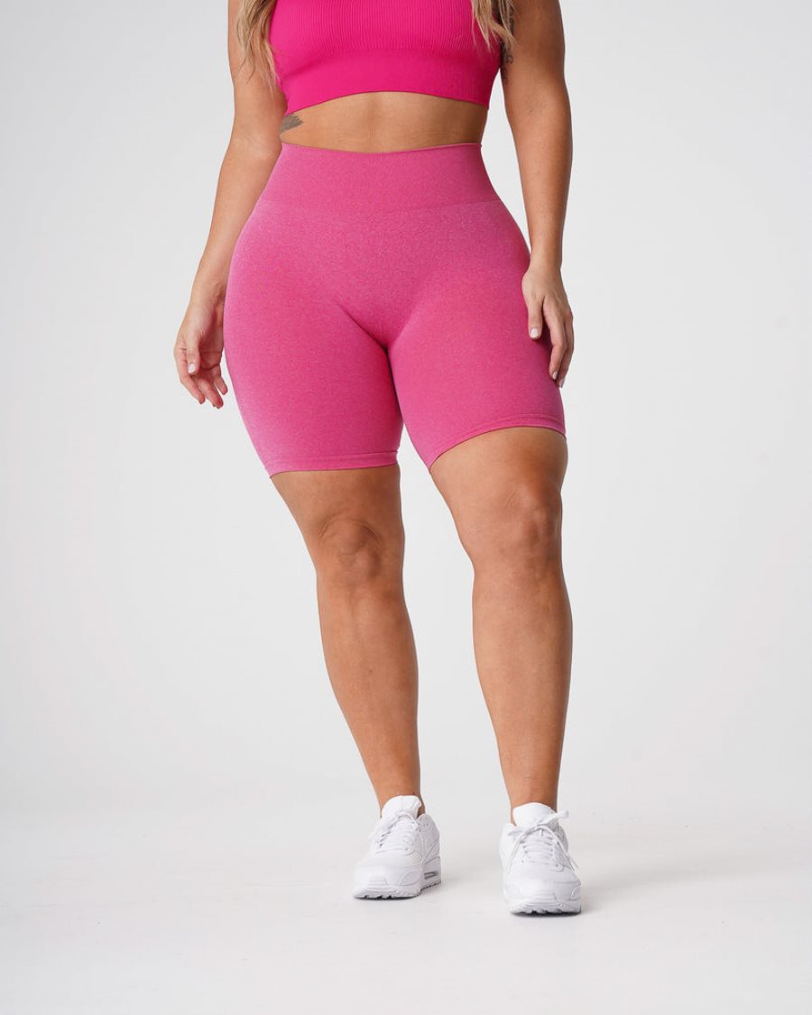 Fuchsia Women's NVGTN Pro Seamless Shorts Dubai | Jo3BjxDG