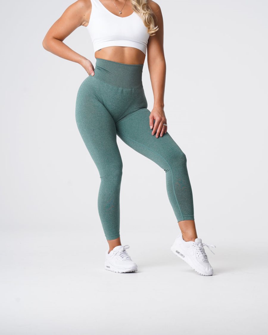 Green Women's NVGTN NV Seamless Leggings Dubai | ykbqZyS1