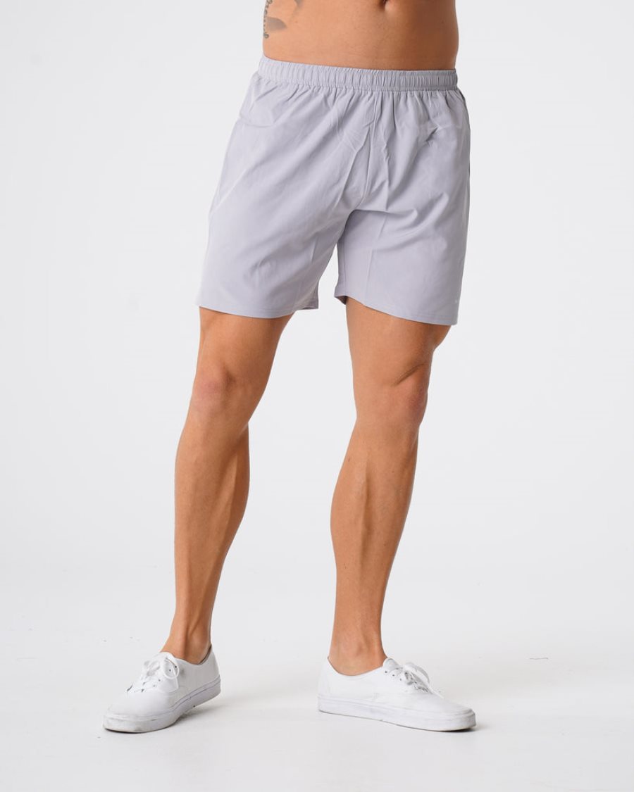 Grey Men's NVGTN Flex Shorts Dubai | w6bcLD0r