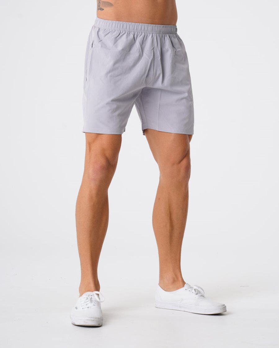 Grey Men's NVGTN Flex Shorts Dubai | w6bcLD0r