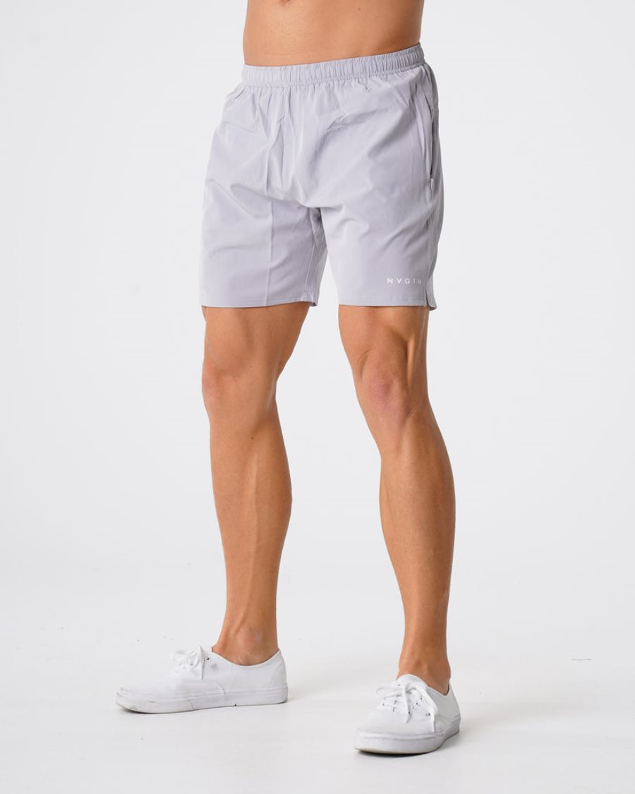 Grey Men\'s NVGTN Flex Shorts Dubai | w6bcLD0r