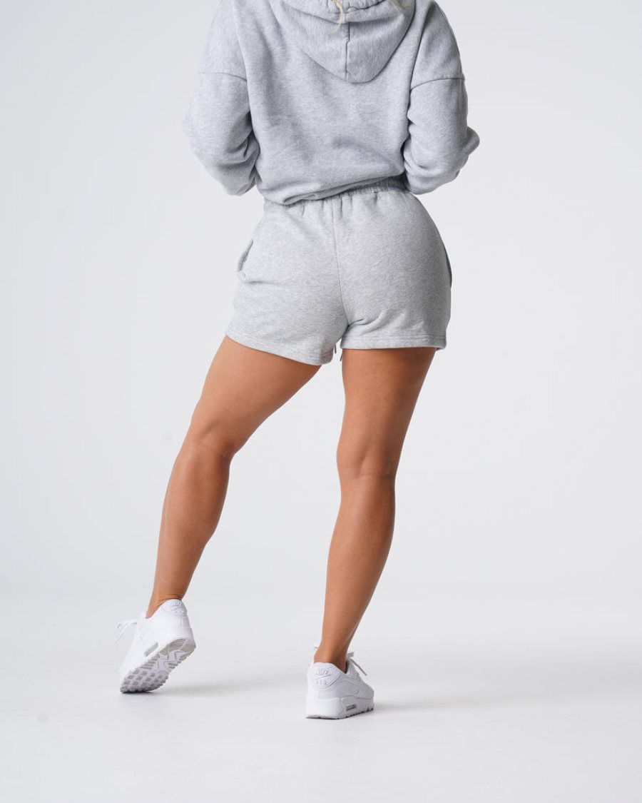 Grey Women's NVGTN Essential Lounge Shorts Dubai | I6glDC9C