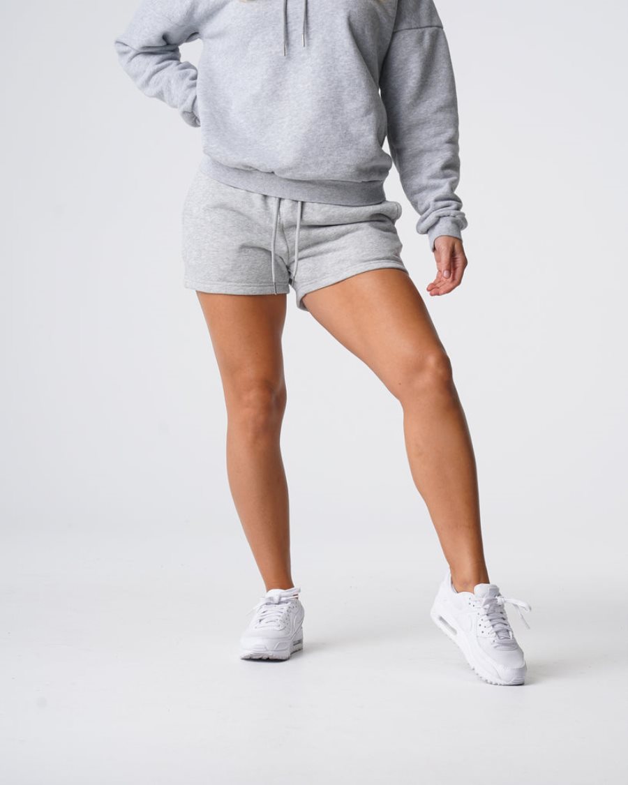 Grey Women's NVGTN Essential Lounge Shorts Dubai | I6glDC9C