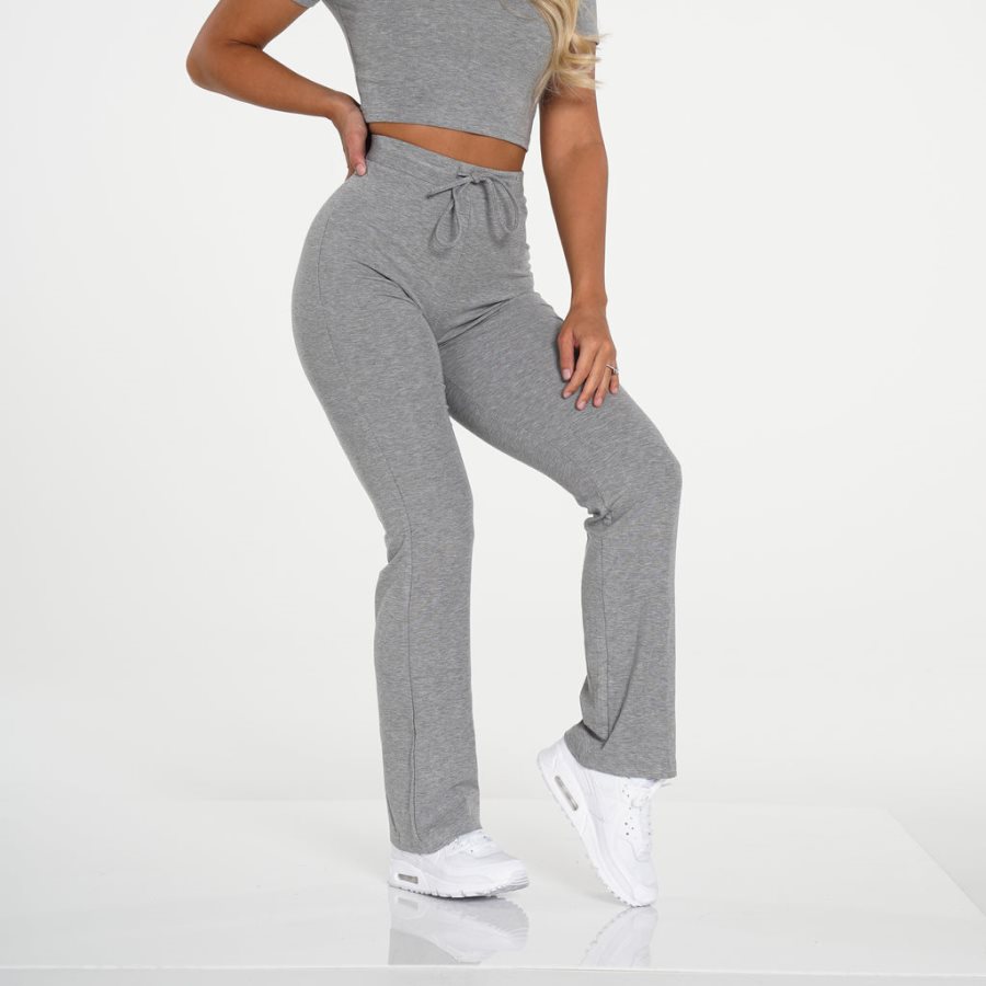 Grey Women\'s NVGTN Hello Weekend Lounge Pants Dubai | ywgOqTHK