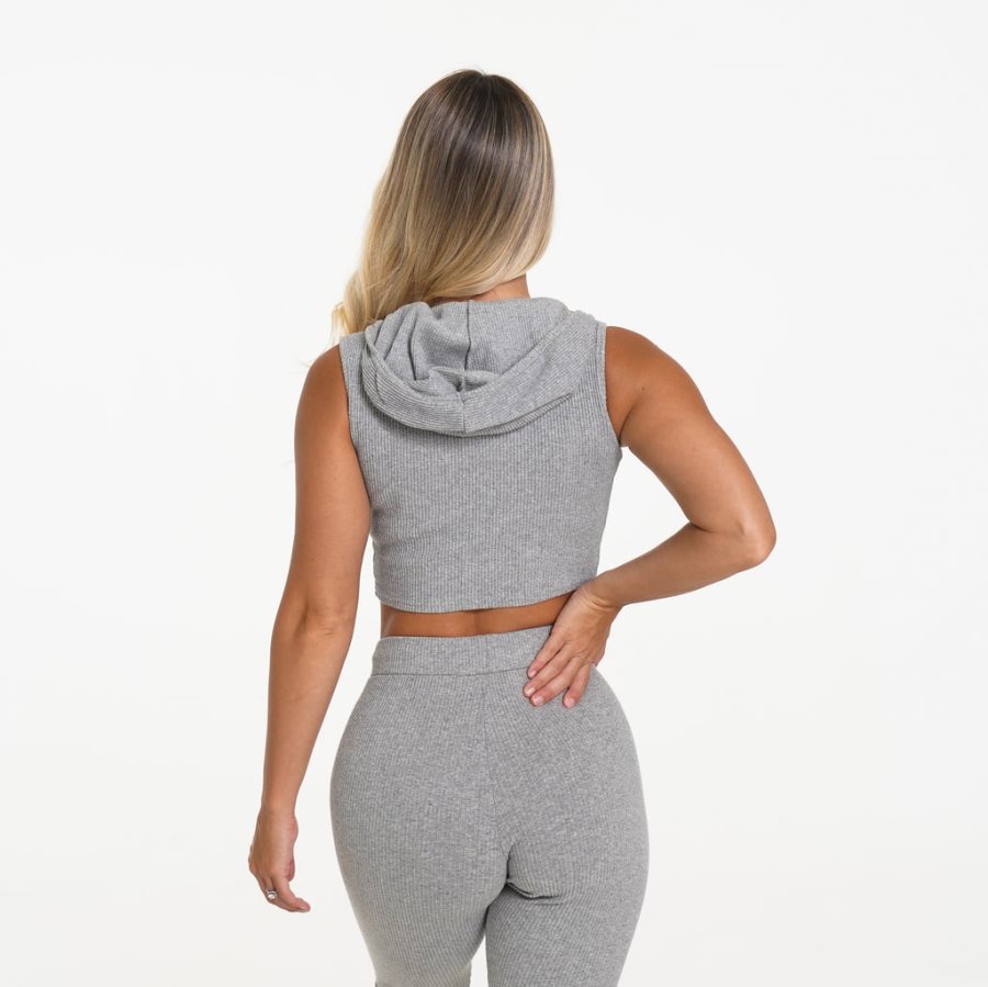 Grey Women's NVGTN Lazy Day Lounge Tanks Dubai | k3OSWAaC