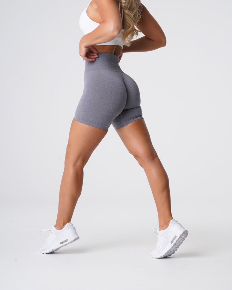 Grey Women's NVGTN Pro Seamless Shorts Dubai | wR3yUimB