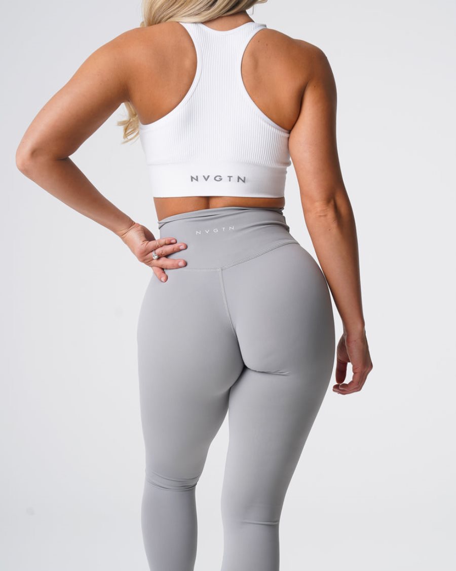 Grey Women's NVGTN Signature 2.0 Leggings Dubai | ItDCYvj6