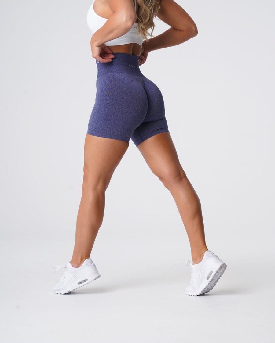 Indigo Women's NVGTN Pro Seamless Shorts Dubai | 3fTvnX5N