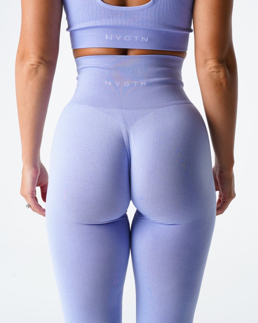 Light Purple Women's NVGTN NV Seamless Leggings Dubai | h40voqlp