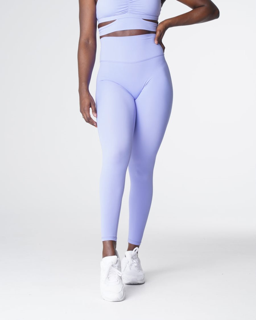 Light Purple Women's NVGTN Signature 2.0 Leggings Dubai | xpdHU9ze