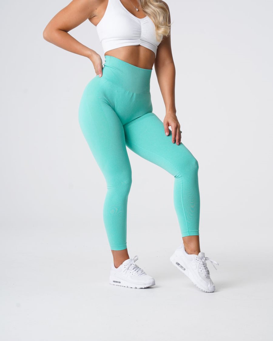 Mint Women's NVGTN Contour Seamless Leggings Dubai | 0Fhkxfi0