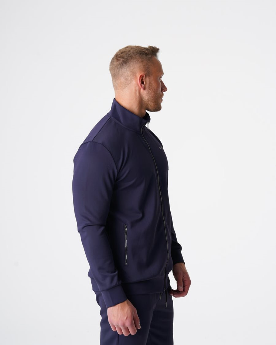 Navy Men's NVGTN Track Jackets Dubai | RH5mu69Q