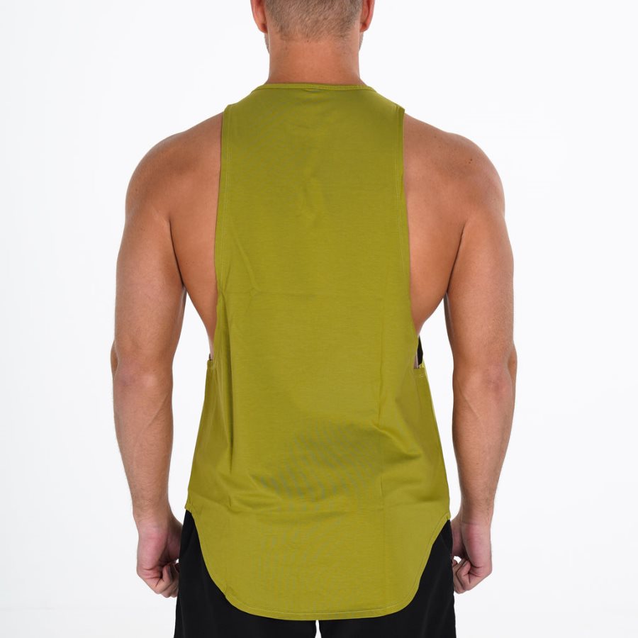 Olive Men's NVGTN Pulse Edge Tanks Dubai | oaqRX5aV