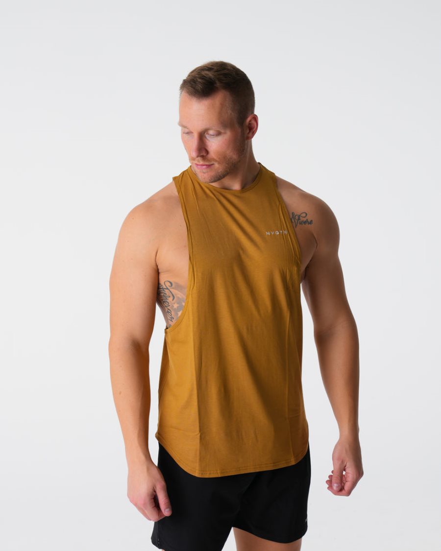 Orange Men's NVGTN Pulse Edge Tanks Dubai | HHR4k7yI