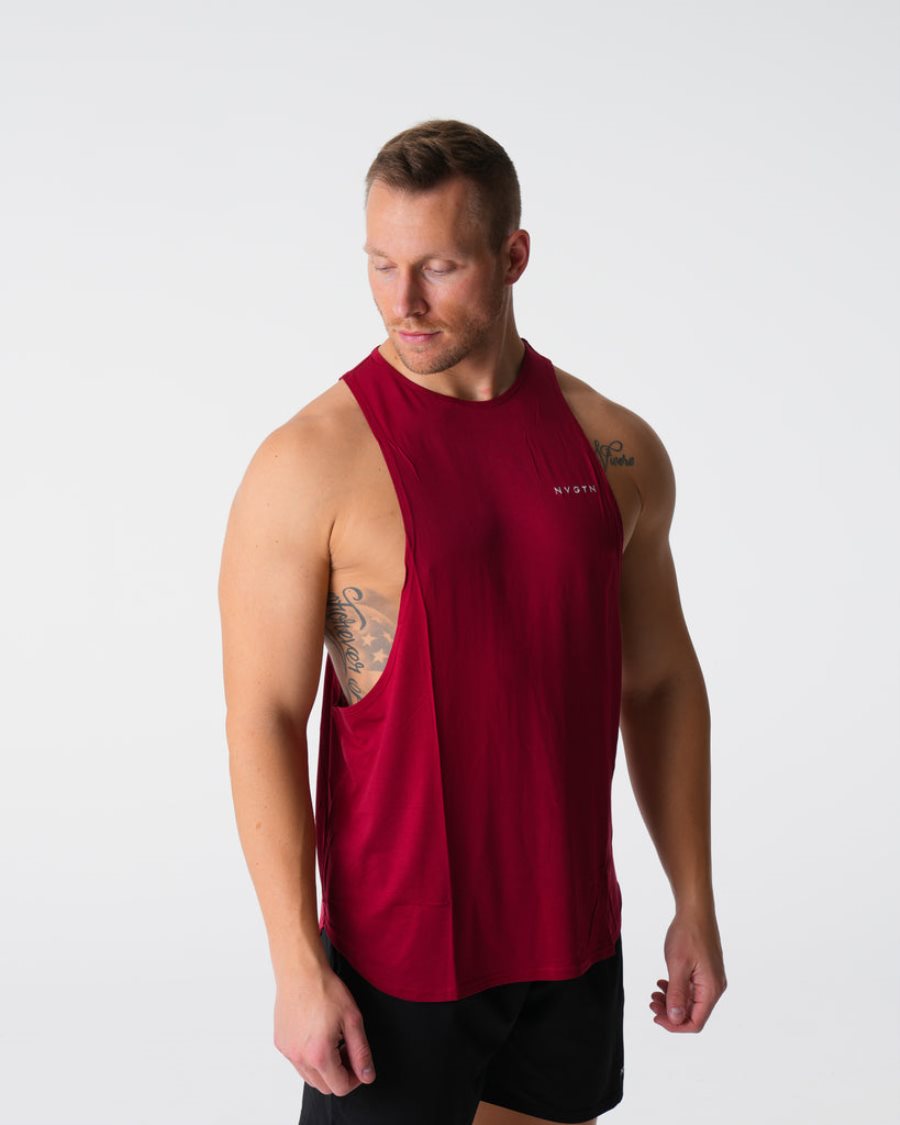 Pink Men's NVGTN Tech Edge Tanks Dubai | BzSrmeE3