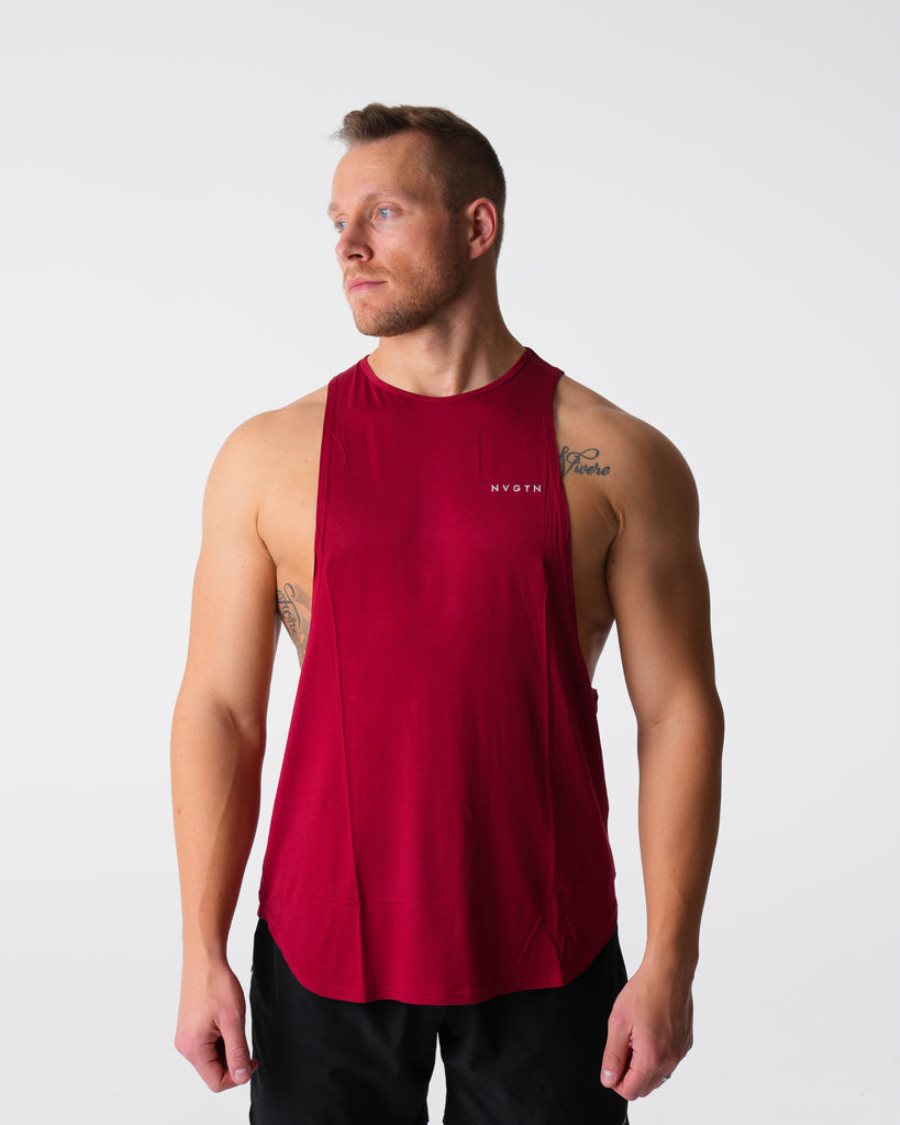 Pink Men\'s NVGTN Tech Edge Tanks Dubai | BzSrmeE3