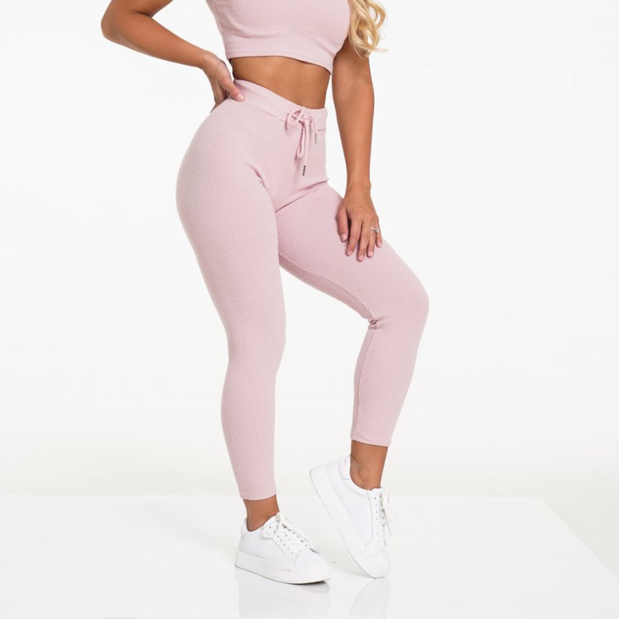 Pink Women's NVGTN Lazy Day Lounge Pants Dubai | rF56JVHn