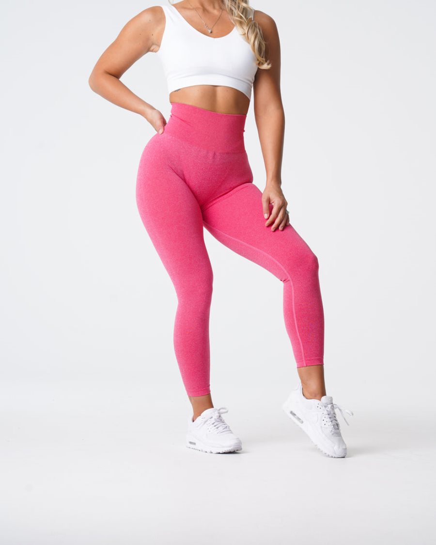 Pink Women's NVGTN NV Seamless Leggings Dubai | WLLod49G