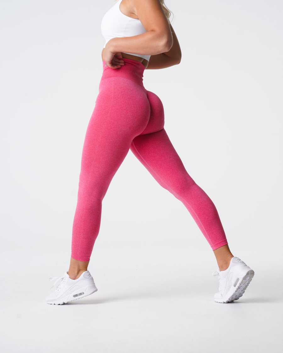 Pink Women's NVGTN NV Seamless Leggings Dubai | WLLod49G