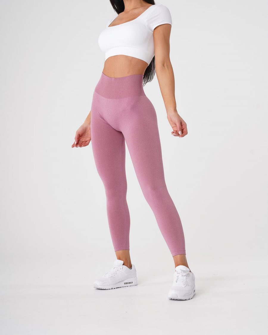 Pink Women's NVGTN NV Seamless Leggings Dubai | mTOOrJMl