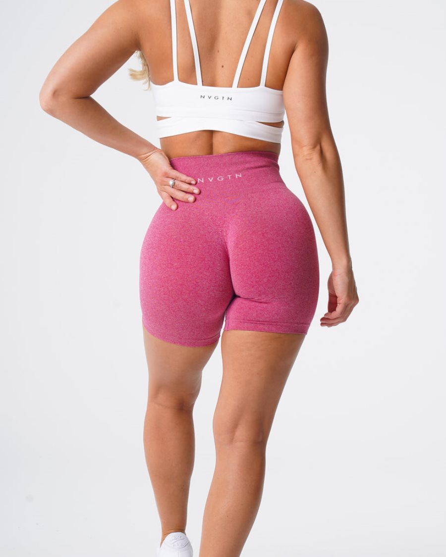 Pink Women's NVGTN Pro Seamless Shorts Dubai | 513SlfZk