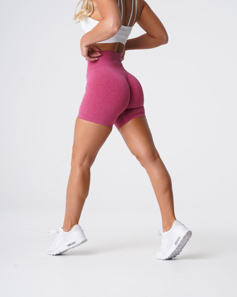 Pink Women's NVGTN Pro Seamless Shorts Dubai | 513SlfZk