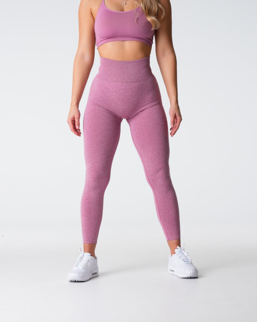 Pink Women's NVGTN Scrunch Seamless Leggings Dubai | c93D7YAL