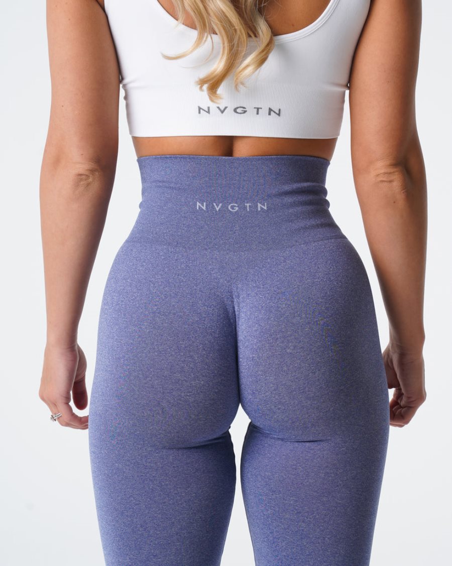 Purple Women's NVGTN NV Seamless Leggings Dubai | W2nkJOeB